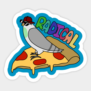 Radical Pigeon Sticker